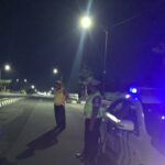 Patroli Malam Satlantas Polres Lombok Barat Jaga Ketertiban Arus Lalu Lintas dan Cegah Balap Liar