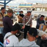 Bangun Kesadaran Berlalu Lintas, Satlantas Lombok Barat Sambangi Ojek Pasar Jereneng